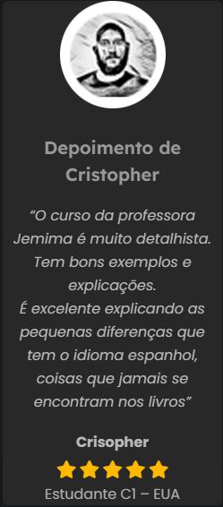 Depoimento Christopher